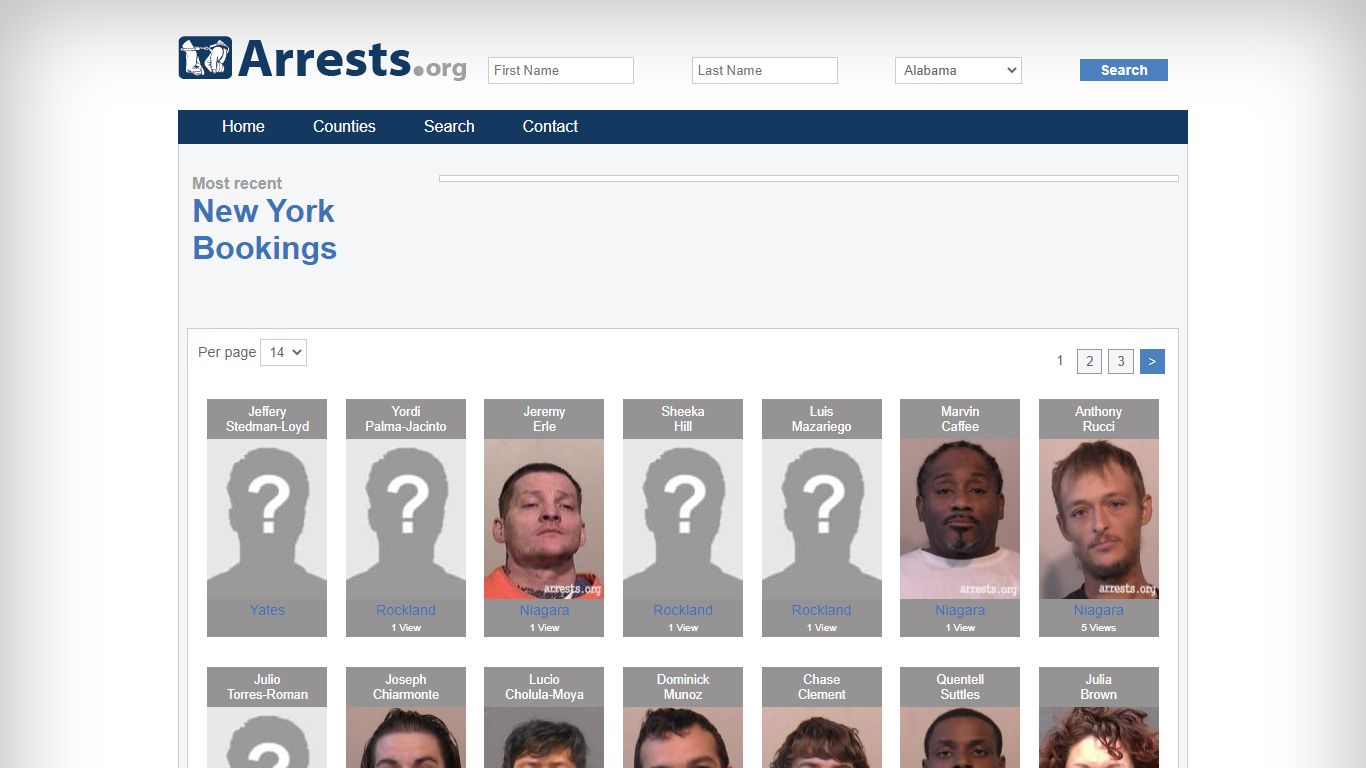 New York Arrests and Inmate Search